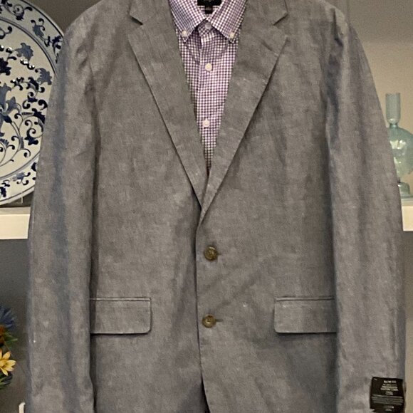 NWT J CREW Ludlow Slim Fit Suit Jacket Portuguese Cotton-Linen + 2 Dress Shirts - Picture 14 of 14